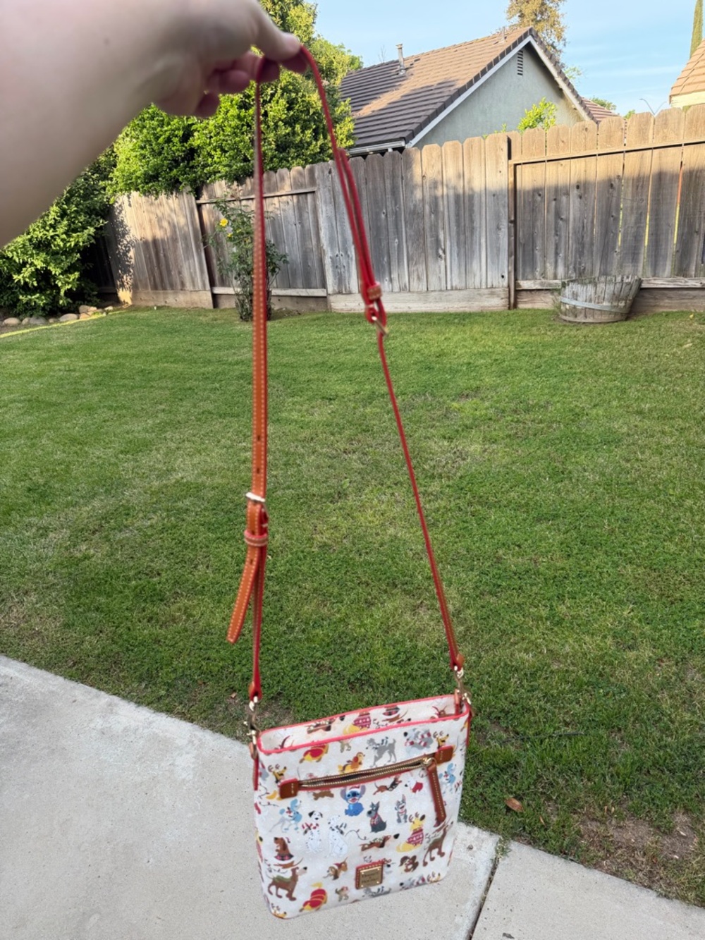 Dooney & Bourke Disney Dogs Christmas Crossbody - Picture 7 of 7